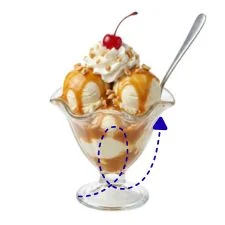 Banana Split on the Dairy Queen menu made with vanilla soft serve, fresh banana, chocolate, strawberry, and pineapple toppings