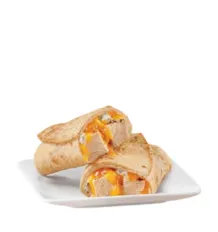 Chicken and Gravy Burrito with scrambled eggs, cheese, and country gravy