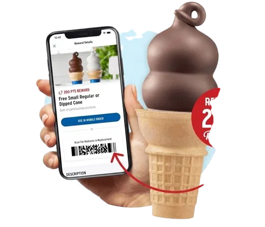 Enjoy rewards and redeem points for free treats and discounts