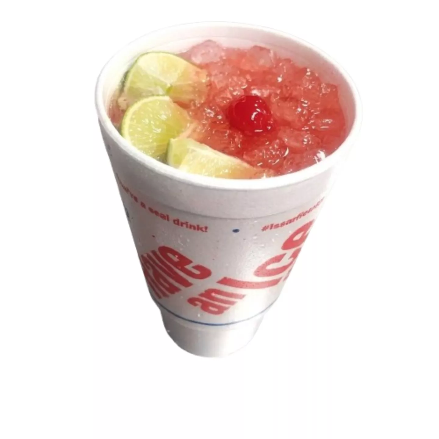 Cherry-Ade frozen drink with sweet cherry lemonade flavor