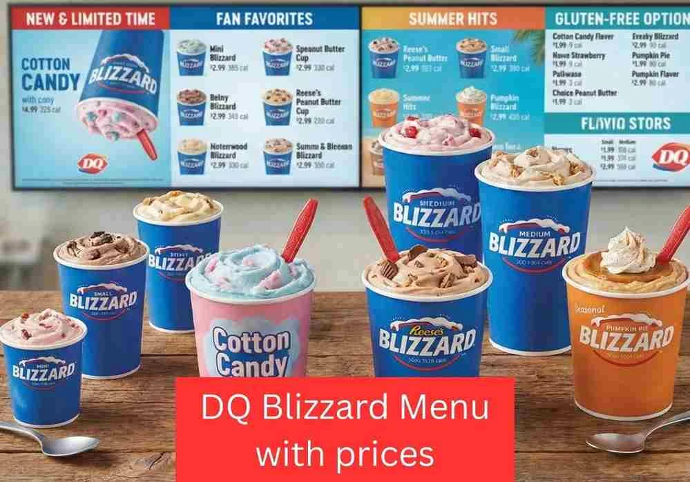 Dairy Queen Blizzard Menu with Prices 2026 1 DQ Blizzard Menu with prices