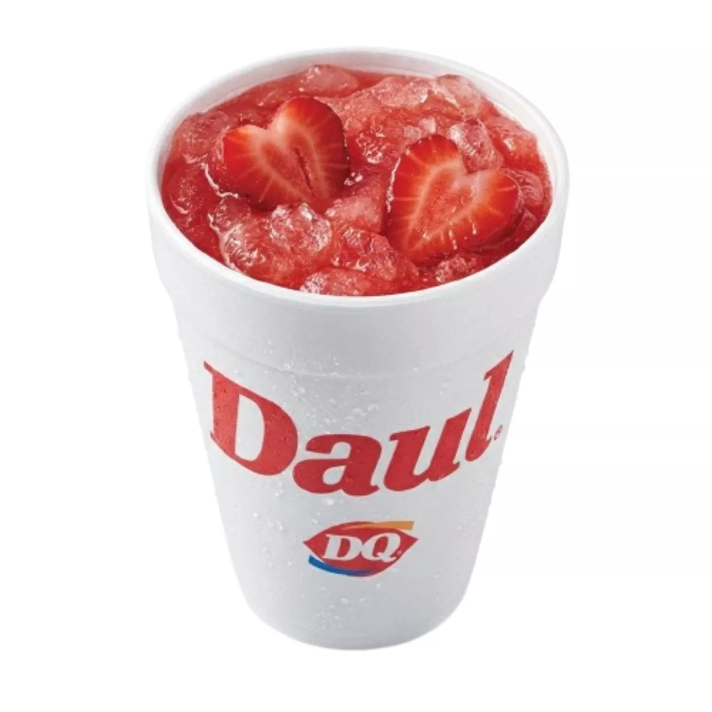 Strawberry-Ade Misty Slush with refreshing strawberry lemonade flavor