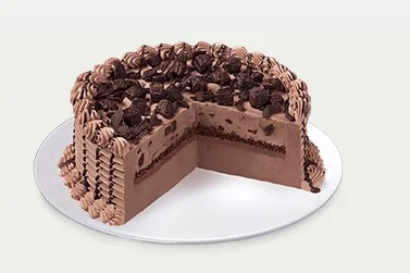 Dairy Queen Cake Menu: Complete Guide with Prices & Flavors 2026 3 Chocolate Brownie Extreme Blizzard Cake topped with brownie pieces