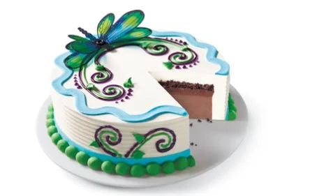 Dairy Queen Cake Menu: Complete Guide with Prices & Flavors 2026 7 Dairy Queen cake layer showing chocolate and vanilla ice cream layers