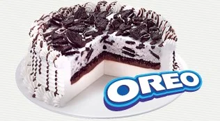 Dairy Queen Cake Menu: Complete Guide with Prices & Flavors 2026 4 Oreo Blizzard Cake topped with Oreo cookie pieces